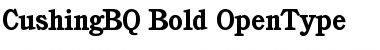 Download Cushing BQ Regular Font Title Preview