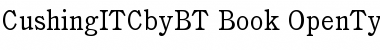 Download ITC Cushing Book Font Title Preview
