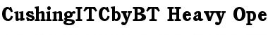 Download ITC Cushing Heavy Font Title Preview