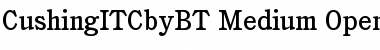 Download ITC Cushing Medium Font Title Preview