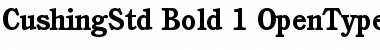 Download ITC Cushing Std Bold Font Title Preview
