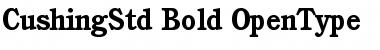 Download ITC Cushing Std Bold Font Title Preview