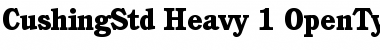 Download ITC Cushing Std Heavy Font Title Preview