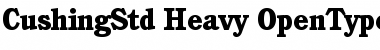 Download ITC Cushing Std Heavy Font Title Preview