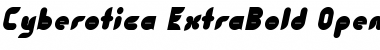 Download Cyberotica ExtraBold Font Title Preview