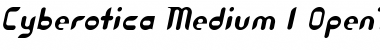 Download Cyberotica Medium Font Title Preview