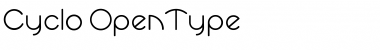 Download Cyclo Regular Font Title Preview