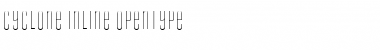 Download Cyclone Inline Font Title Preview