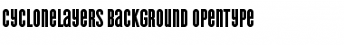 Download CycloneLayers Regular Font Title Preview