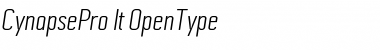 Download Cynapse Pro Italic Font Title Preview
