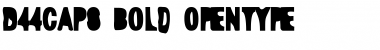 Download D44Caps Bold Font