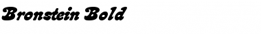 Download Bronstein Bold Regular Font Title Preview