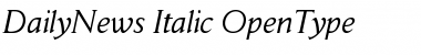 Download Jaeger Daily News Italic Font