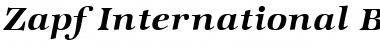 Download Zapf International Bold Italic Font