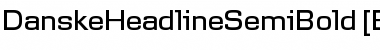 Download DanskeHeadlineSemiBold [BETA] Medium Font