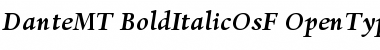 Download Dante MT Bold Italic SC Font