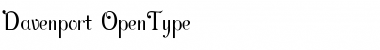 Download Davenport Regular Font Title Preview