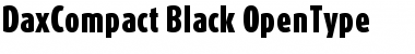 Download DaxCompact-Black Regular Font Title Preview
