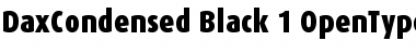 Download DaxCondensed Black Font