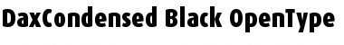 Download DaxCondensed Black Font