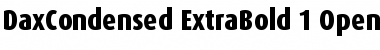 Download DaxCondensed ExtraBold Font