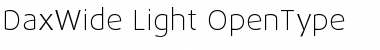 Download DaxWide Light Font