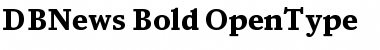 Download DB News Bold Font Title Preview