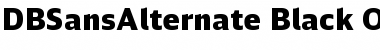 Download DB Sans Alternate Black Font Title Preview