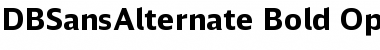 Download DB Sans Alternate Bold Font Title Preview