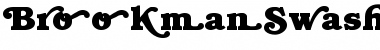 Download BrookmanSwash Normal Font Title Preview