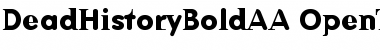 Download DeadHistory Bold Bold Font Title Preview