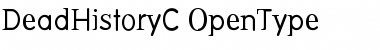 Download DeadHistoryC Regular Font Title Preview