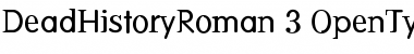 Download DeadHistory Roman Font