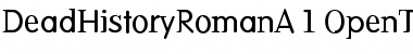Download DeadHistory RomanA Font