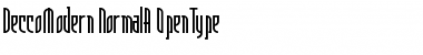 Download DeccoModern-NormalA Normal Font Title Preview