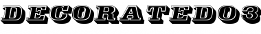 Download Decorated 035 Regular Font Title Preview