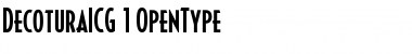 Download DecoturaICG Regular Font Title Preview