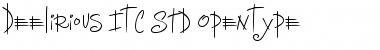 Download Deelirious ITC Std Regular Font Title Preview