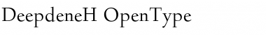 Download Deepdene H Font Title Preview