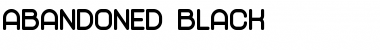 Download Abandoned Black Font Title Preview