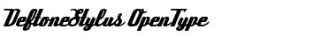 Download DeftoneStylus Regular Font Title Preview