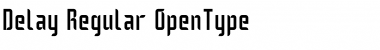 Download Delay Regular Font Title Preview