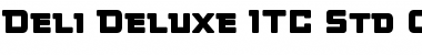 Download Deli Deluxe ITC Std Regular Font Title Preview