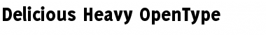 Download Delicious Heavy Font Title Preview