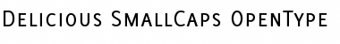 Download Delicious SmallCaps Font Title Preview