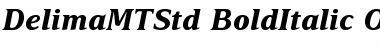 Download Delima MT Std Bold Italic Font Title Preview