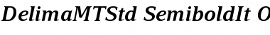 Download Delima MT Std Semibold It Font Title Preview