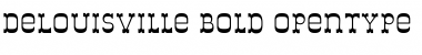 Download DeLouisville Bold Font Title Preview