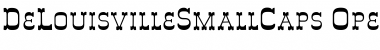 Download DeLouisvilleSmallCaps Regular Font Title Preview