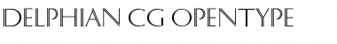 Download Delphian CG Regular Font Title Preview